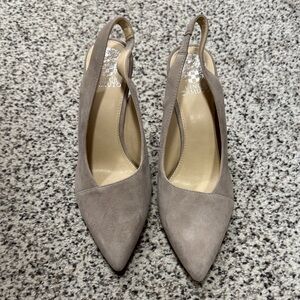 Vince Camuto Suede Slingback Heels